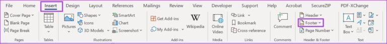 كيفية إدارة الرؤوس والتذييلات في Microsoft Word - %categories