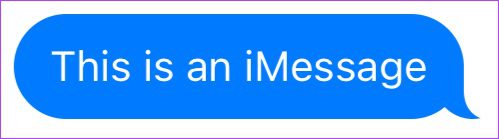 iMessage-bubble أفضل 6 طرق لإصلاح عدم إرسال الصور ومقاطع الفيديو في iMessage