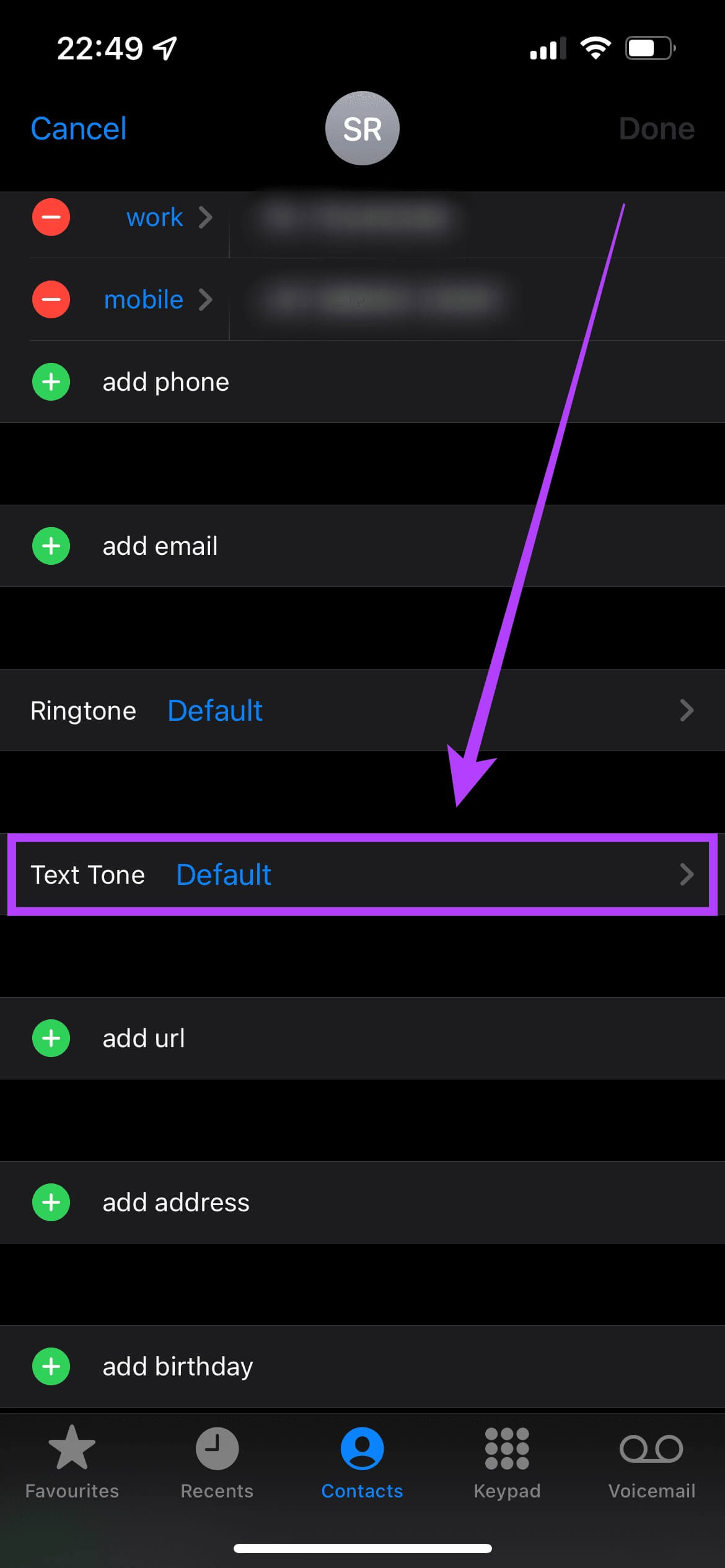 iPhone-custom-ringtone-7-1 كيفية تعيين نغمات مخصصة لجهات الاتصال على iPhone
