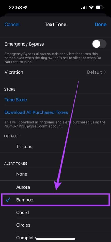 iPhone-custom-ringtone-8-1-473x1024-1 كيفية تعيين نغمات مخصصة لجهات الاتصال على iPhone