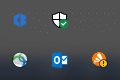 icons-on-taskbar-1-1 إصلاح خطأ 0x8007000d في تحديث Windows