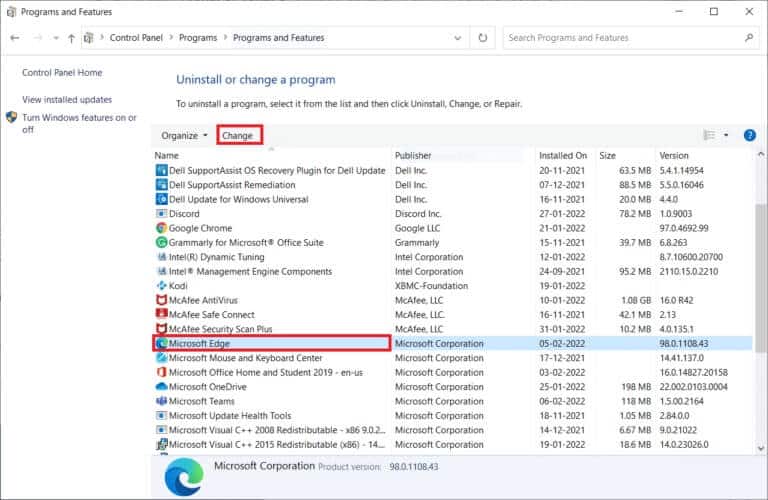 إصلاح خطأ تغيير شبكة Microsoft Edge في Windows 10 - %categories