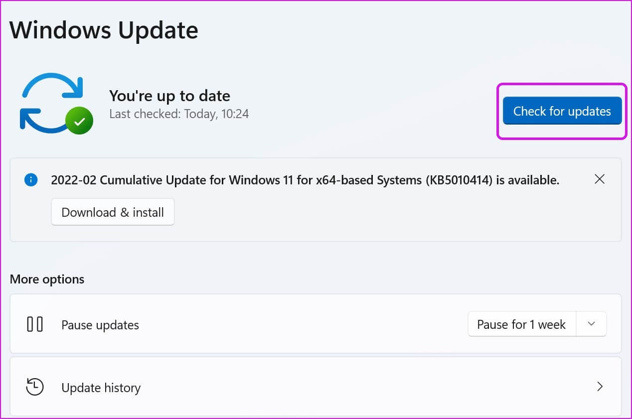 install-windows-11-update-Fix-Touchscreen-Not-Working-in-Windows-11 أفضل 9 طرق لإصلاح عدم عمل شاشة اللمس في Windows 11