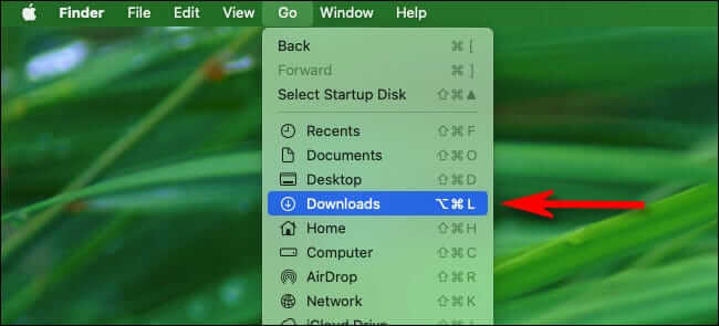 mac_downloads_menu كيفية البحث عن التنزيلات على جهاز Mac