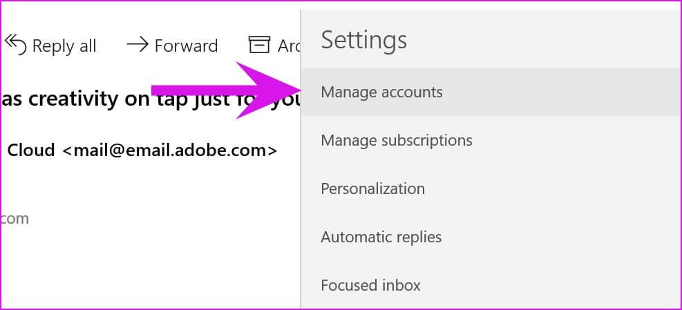 manage-accounts-fix-mail-app-not-working-on-windows-11 أهم 8 طرق لإصلاح عدم عمل البريد والتقويم على Windows 11