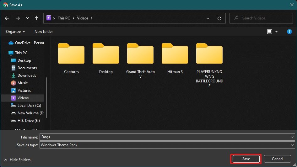 navigate-to-your-desired-location-on-the-save-as أفضل 14 نُسق مجاني لنظام التشغيل Windows 10
