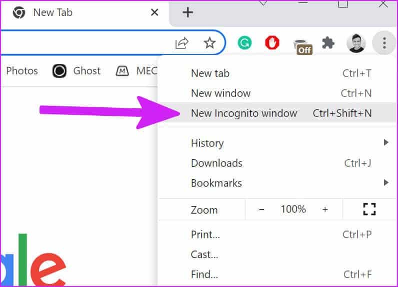new-incognito-mode-fix-page-crash-in-google-chrome 9 أفضل الطرق لإصلاح خطأ تعطل الصفحة في Google Chrome