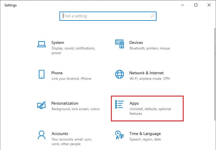 now-click-on-apps كيفية تغيير Chrome كمتصفح افتراضي