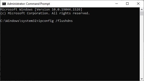 now-type-ipconfig-flushdns-in-the-command-window-1 إصلاح خطأ اتصال الشبكة 0x00028002