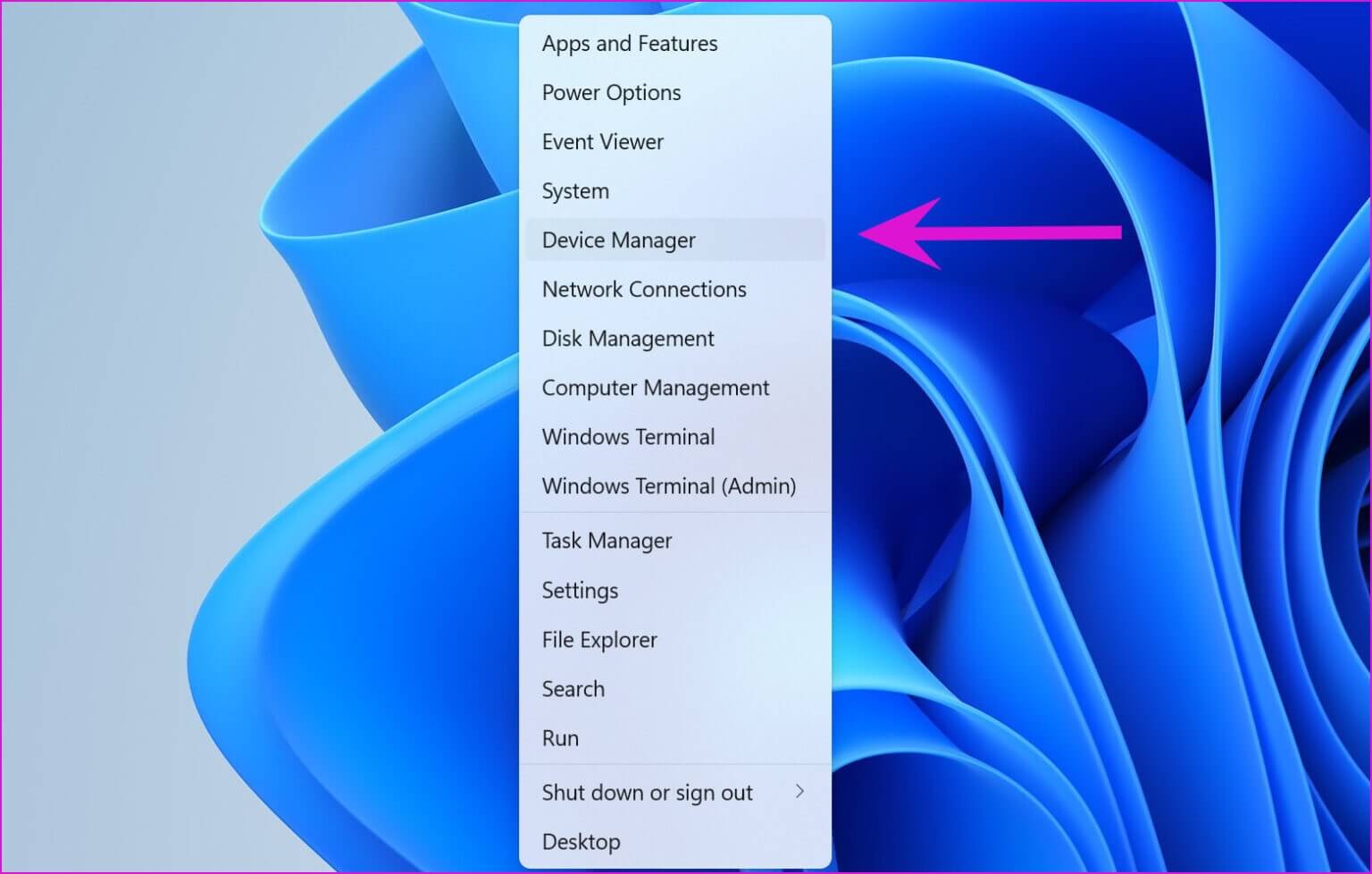 open-device-manager-fix-night-light-not-working-on-windows-11-1536x978-1 أفضل 8 طرق لإصلاح عدم عمل الإضاءة الليلية في Windows 11