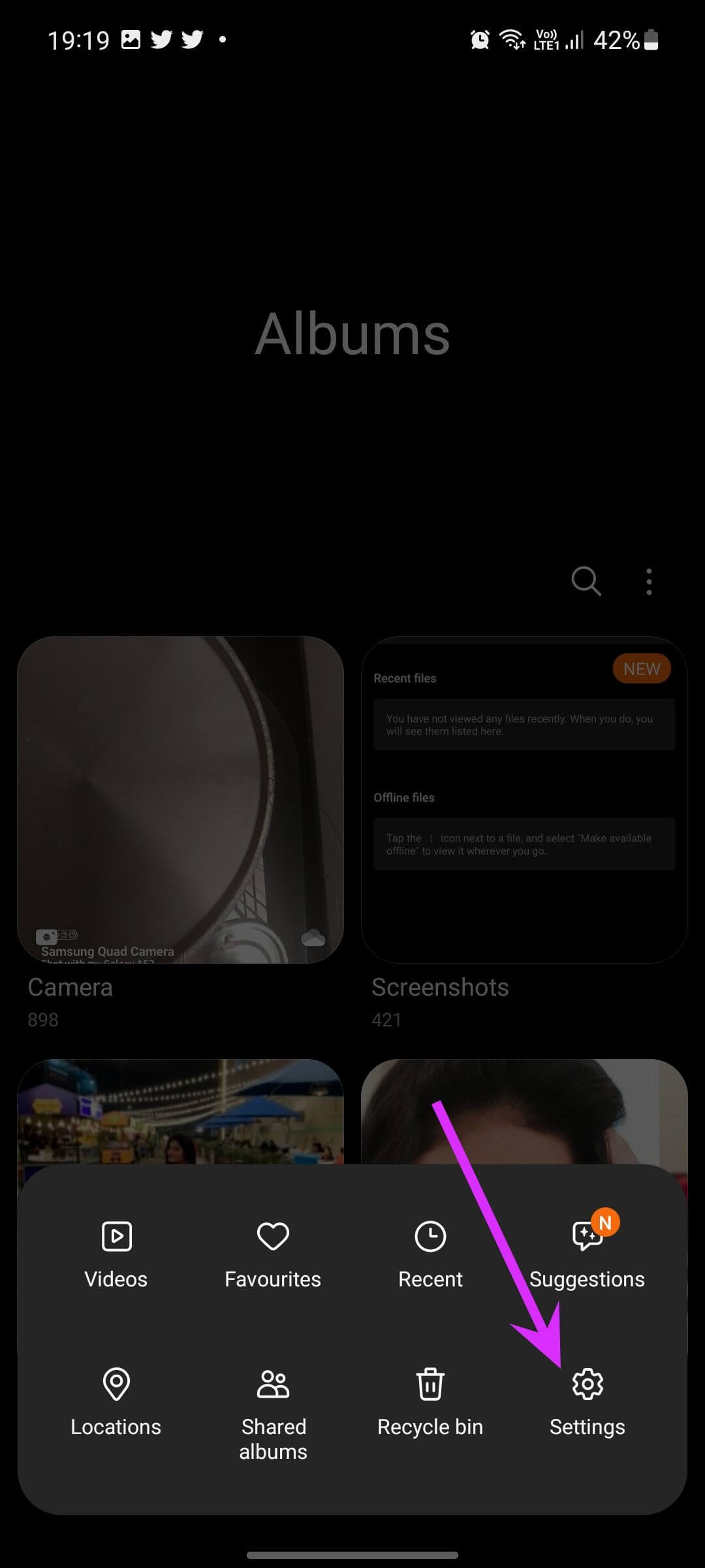 open-gallery-settings-use-onedrive-on-samsyung-galaxy-phone-1 كيفية استرداد الصور المحذوفة من هواتف Samsung Galaxy