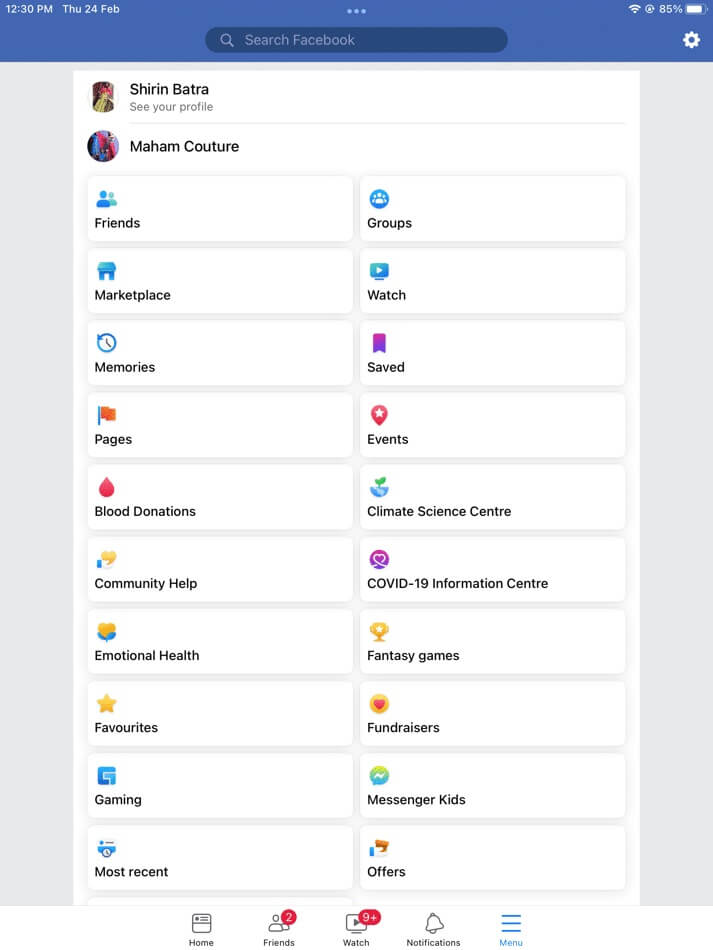 open-groups-facebook-1 إصلاح خطأ عدم توفر مرفق Facebook