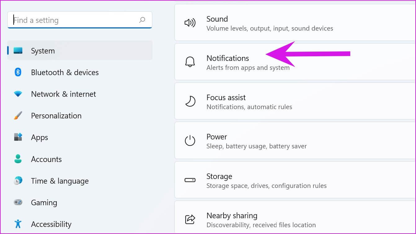 open-notifications-fix-mail-app-not-working-on-windows-11 أهم 8 طرق لإصلاح عدم عمل البريد والتقويم على Windows 11