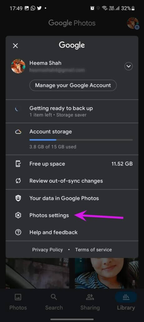 open-photos-settings-recover-deleted-photos-on-samsung-461x1024-1 كيفية استرداد الصور المحذوفة من هواتف Samsung Galaxy