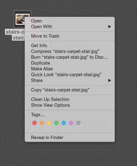 open-properties-of-an-image-mac-1 إصلاح خطأ عدم توفر مرفق Facebook