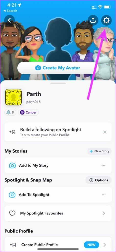 open-snapchat-settings-Enable-Dark-Mode-on-Snapchat-on-iPhone-and-Android-473x1024-2 كيفية تمكين الوضع المظلم على Snapchat على iPhone و Android