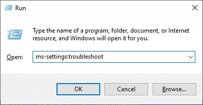 open-the-run-dialog-box إصلاح عدم عمل سطوع Windows 10