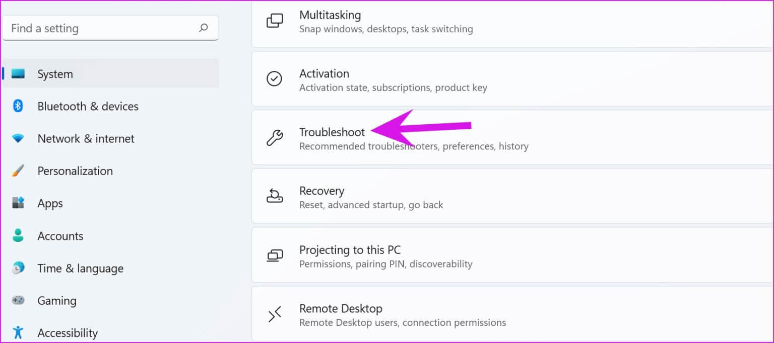 open-troubleshoot-menu-fix-mail-app-not-working-on-windows-11-1536x682-1 أهم 8 طرق لإصلاح عدم عمل البريد والتقويم على Windows 11