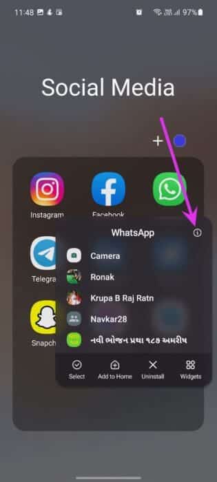 open-whatsapp-info-menu-fix-whatsapp-not-sending-videos-461x1024-1 أفضل 8 طرق لإصلاح عدم إرسال WhatsApp لمقاطع فيديو على iPhone و Android