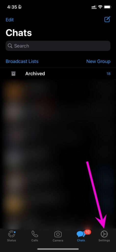 open-whatsapp-settings-Fix-WhatsApp-Desktop-QR-Code-Not-Loading-or-Working-473x1024-1 أفضل 9 طرق لإصلاح عدم تحميل أو عدم عمل رمز QR في WhatsApp على سطح المكتب
