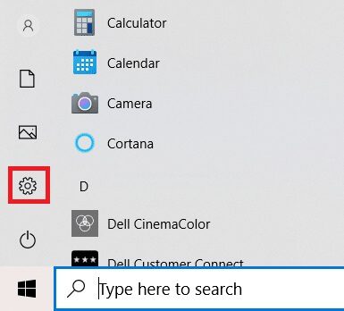 press-windows-key-click-on-the-settings-icon-1-20 إصلاح عدم استجابة Firefox