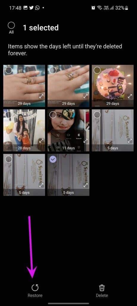 restore-images-on-gallery-recover-deleted-photos-on-samsung-461x1024-1 كيفية استرداد الصور المحذوفة من هواتف Samsung Galaxy