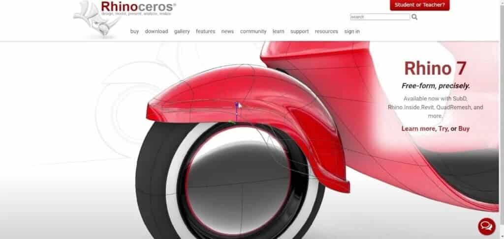 rhinoceros-1024x487-1 26 أفضل برامج النمذجة ثلاثية الأبعاد