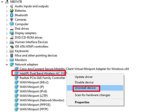 right-click-on-driver-and-select-uninstall-1-1 إصلاح خطأ اتصال الشبكة 0x00028002