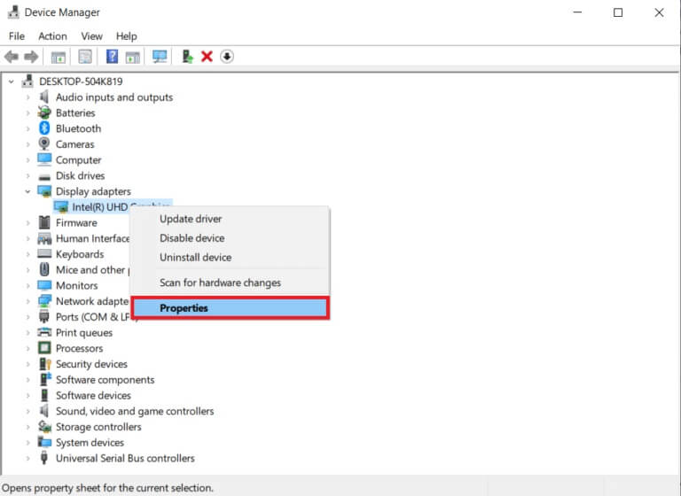 right-click-on-the-graphics-card-driver-and-click-768x560-1 إصلاح خطأ مستوى 10.0 لميزة DX11