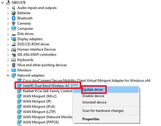 right-click-on-your-driver-and-click-on-update-1 إصلاح خطأ اتصال الشبكة 0x00028002