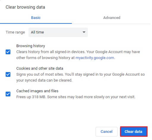 select-all-time-if-you-want-to-delete-the-entire-d كيفية تغيير Chrome كمتصفح افتراضي