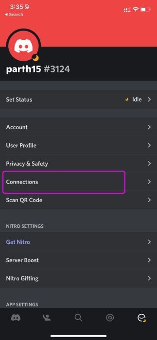 select-connections-connect-PSN-account-to-Discord كيفية توصيل حساب PlayStation Network الخاص بك بـ Discord