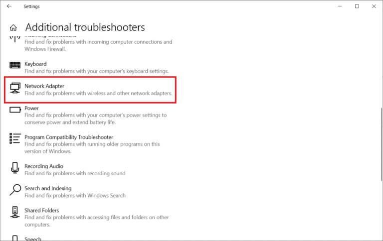 select-network-adapter-which-is-displayed-under-f-768x484-2 كيفية إصلاح مشكلة تأخر مشاركة شاشة Discord