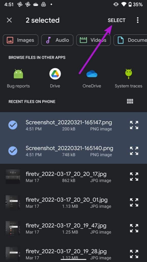 select-photos-to-hide-on-samsung-576x1024-1 أفضل 3 طرق لإخفاء الصور ومقاطع الفيديو على هواتف Samsung Galaxy