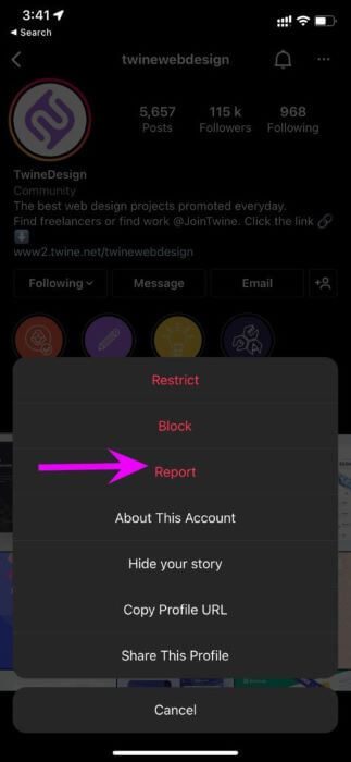 select-report-What-Happens-When-You-Report-Someone-on-Instagram-473x1024-1 ماذا يحدث عندما تقوم بالإبلاغ عن شخص ما على Instagram