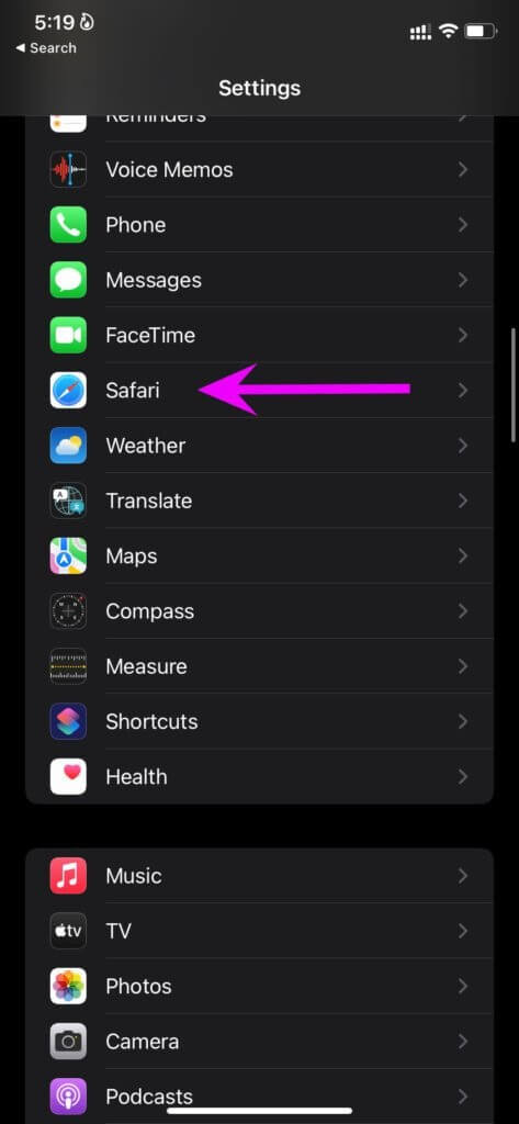select-safari-473x1024-2 كيفية طلب موقع سطح المكتب على Safari على iPhone و iPad