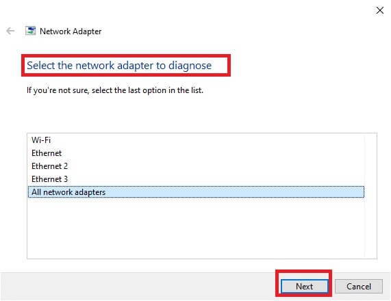select-the-network-adapter-to-diagnose-and-click-o-1 إصلاح خطأ اتصال الشبكة 0x00028002