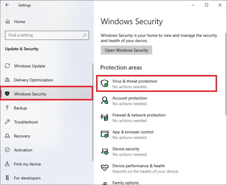 select-the-virus-and-threat-protection-option-unde-15-768x627-1 إصلاح عدم استجابة Firefox