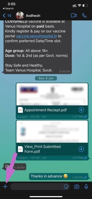share-video-as-document أفضل 8 طرق لإصلاح عدم إرسال WhatsApp لمقاطع فيديو على iPhone و Android