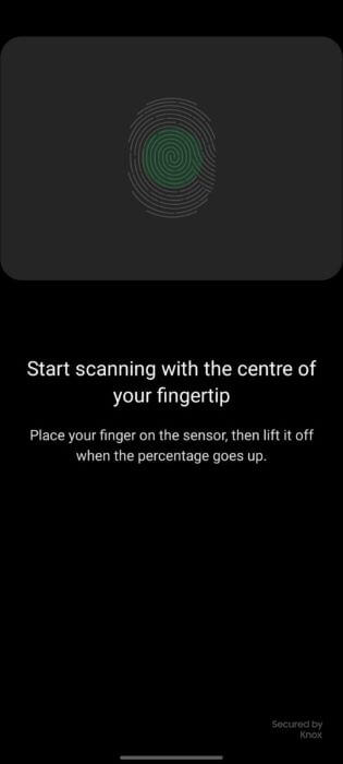 start-fingerprint-scanner-fix-fingerprint-scanner-not-working-on-galaxy-phones-461x1024-1 أفضل 8 طرق لإصلاح عدم عمل الماسح الضوئي لبصمات الأصابع على هواتف Samsung Galaxy