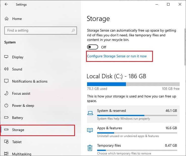 storage-tab-1-1 إصلاح خطأ 0x8007000d في تحديث Windows