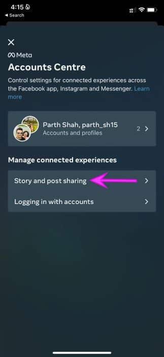 story-and-post-sharing-Cant-Share-My-Facebook-Post-to-Instagram-1 إصلاح عدم مشاركة منشورات Facebook على Instagram