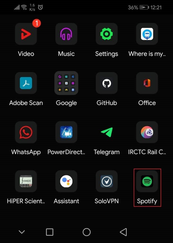 tap-on-spotify-icon-in-the-app-drawer-honor-play-android-phone-730x1024-1 كيفية تغيير صورة قائمة تشغيل Spotify