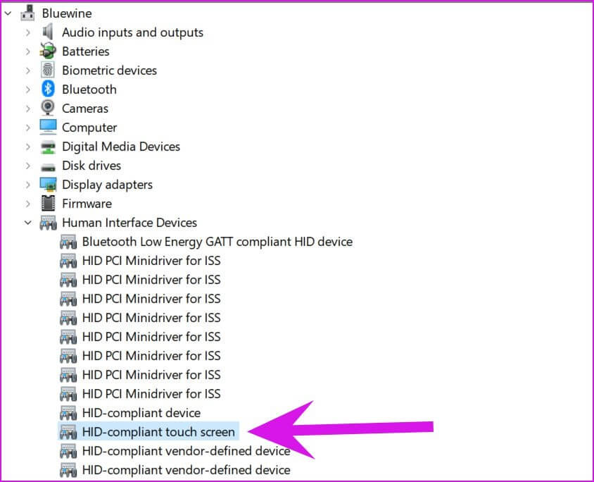 touchscreen-drivers-fix-touchscreen-not-working-in-Windows-11 أفضل 9 طرق لإصلاح عدم عمل شاشة اللمس في Windows 11