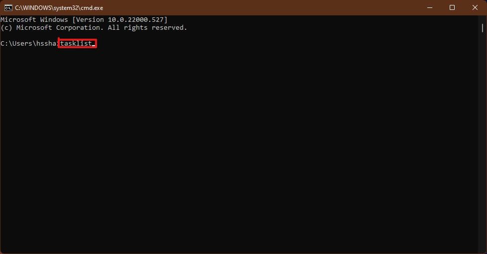 type-tasklist-on-the-command-prompt-window-and-pre كيفية فرض إنهاء برنامج على Windows 11