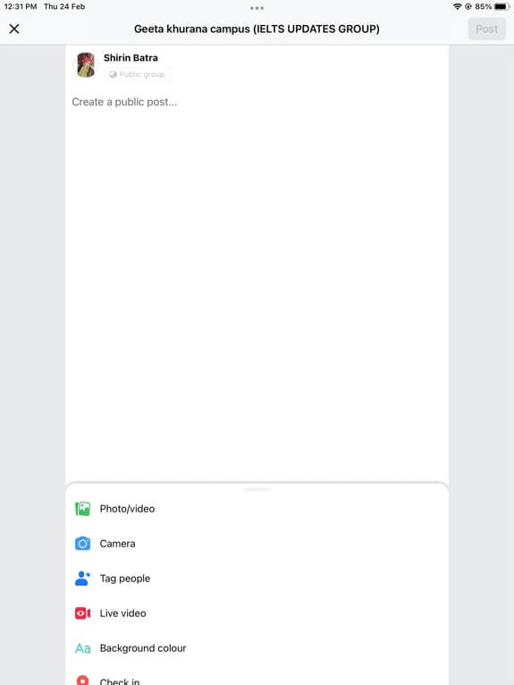 upload-a-photo-video-facebook-1 إصلاح خطأ عدم توفر مرفق Facebook