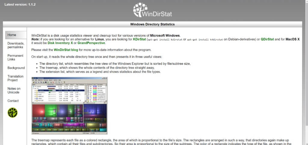 windirstat-1024x483-1 19 أفضل مدير ملفات مجاني لنظام التشغيل Windows