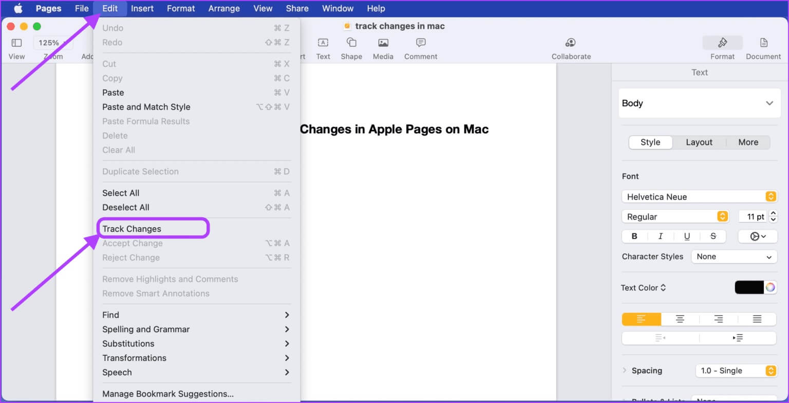 دليل نهائي لاستخدام تعقب التغييرات في صفحات Apple على أجهزة Mac - %categories