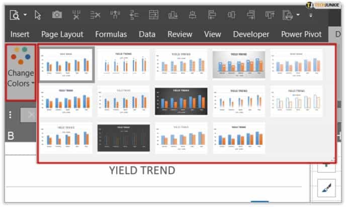 كيفية تغيير المحور الصادي Y في Excel - %categories