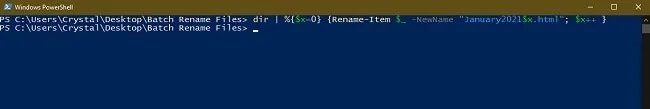 3-ways-to-batch-rename-files-in-windows-explorer-powershell-rename 4 طرق لإعادة تسمية الملفات دفعة واحدة في Windows